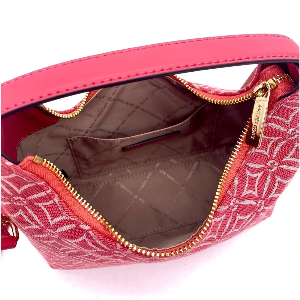 Michael Kors Ember Small Shoulder Crossbody Bag MK Light Berry Multi